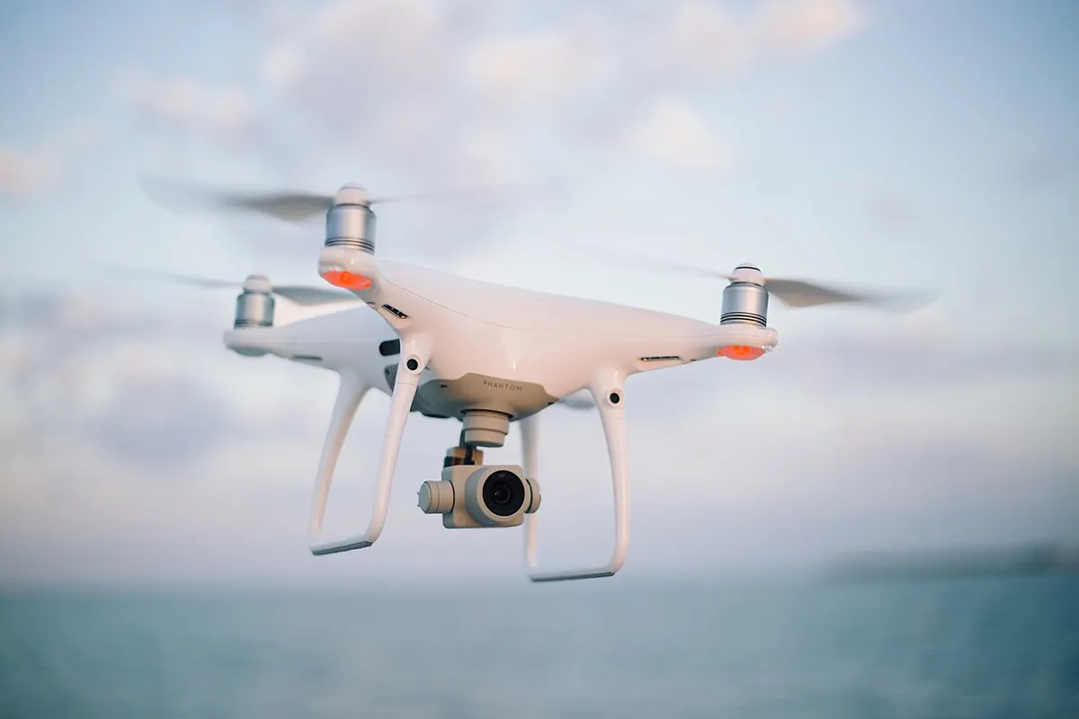 Drone used for roof inspections in the Inland Empire